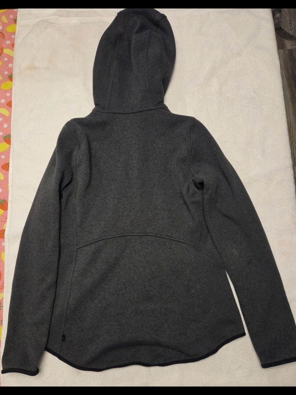 Lululemon Scuba Gray Womens 8 Hoodie Pullover Quarter Zip Knit Sweatshirt - Picture 3 of 7